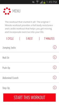 7M Workout android App screenshot 12